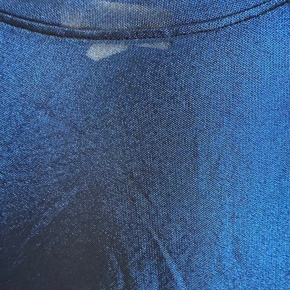 Anthropologie x Porridge Metallic Blue Top - Picture 2 of 10